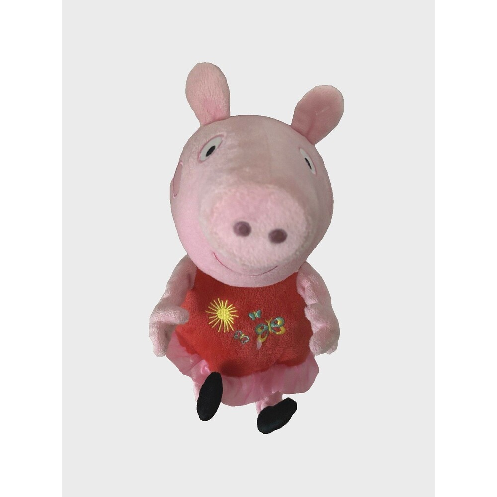Peppa Pig Talking Plush Doll Stuffed Animal Pink Playful Musical